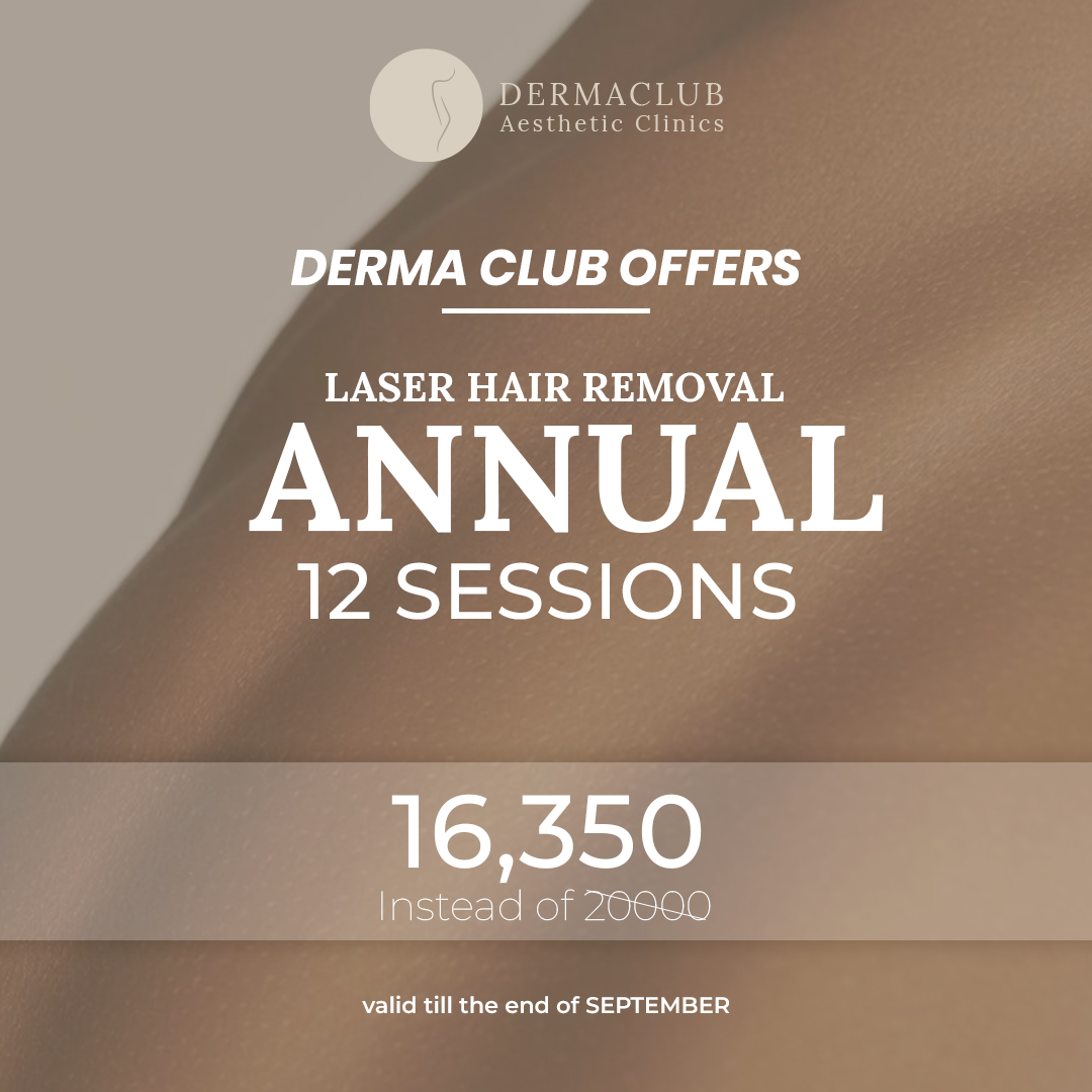 Laser Hair Removal Annual 12 Sessions