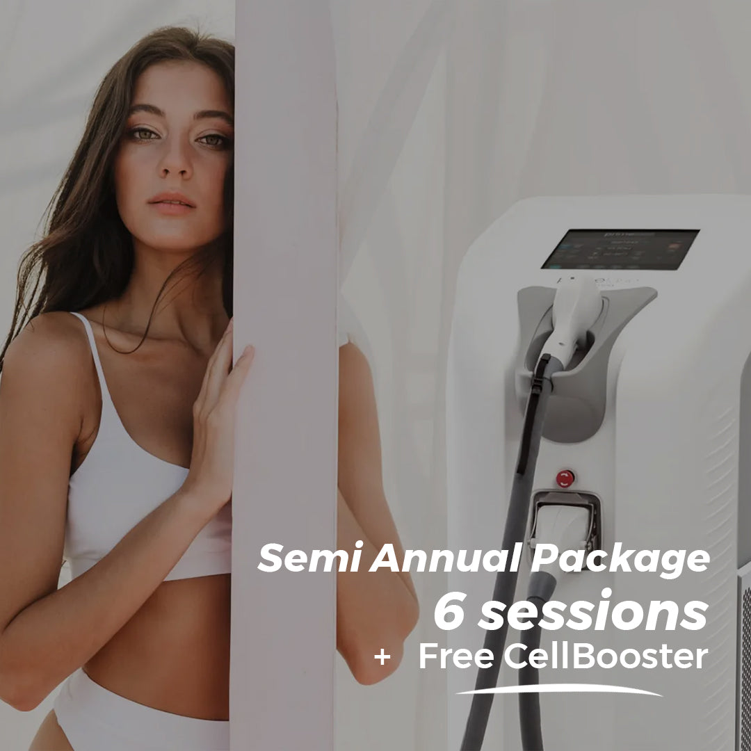 Full Body Laser Hair Removal - 6 Sessions | Best Value Package + Cell Booster Free