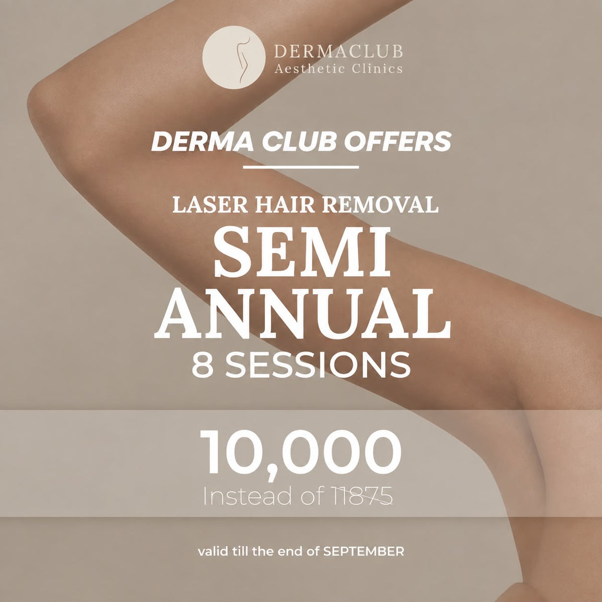 Laser Hair Removal Semi Annual 8 Sessions