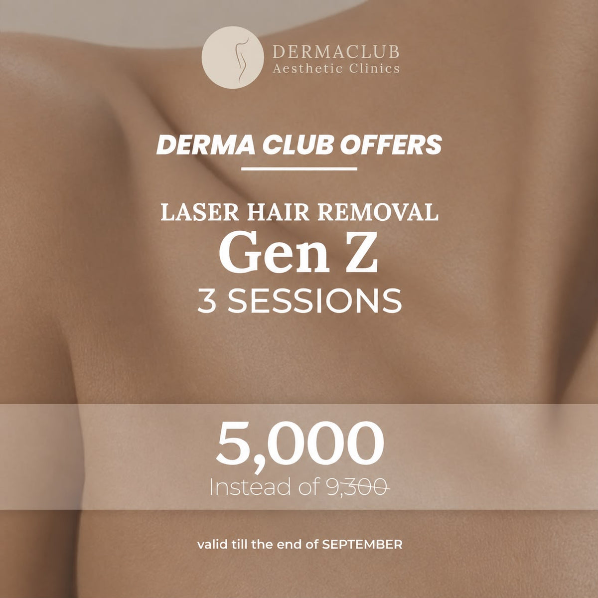 Laser Hair Removal GenZ 3 Sessions
